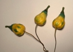 Mini Dekokürbis grün-gelb